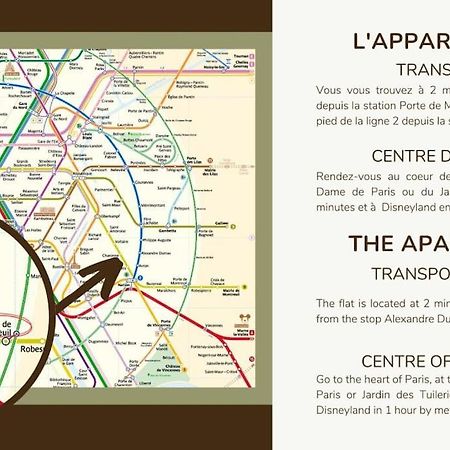 12.Appart 4Pers#1 Bedroom #Pere Lachaise #Nation Paříž Exteriér fotografie